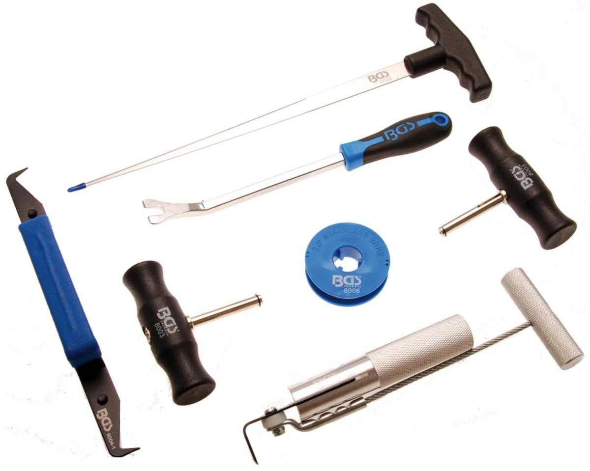 Tuulilasin irroitussarja BGS 7osaa - TUULILASIN IRROITUSSARJA 7-OS BGS 8004