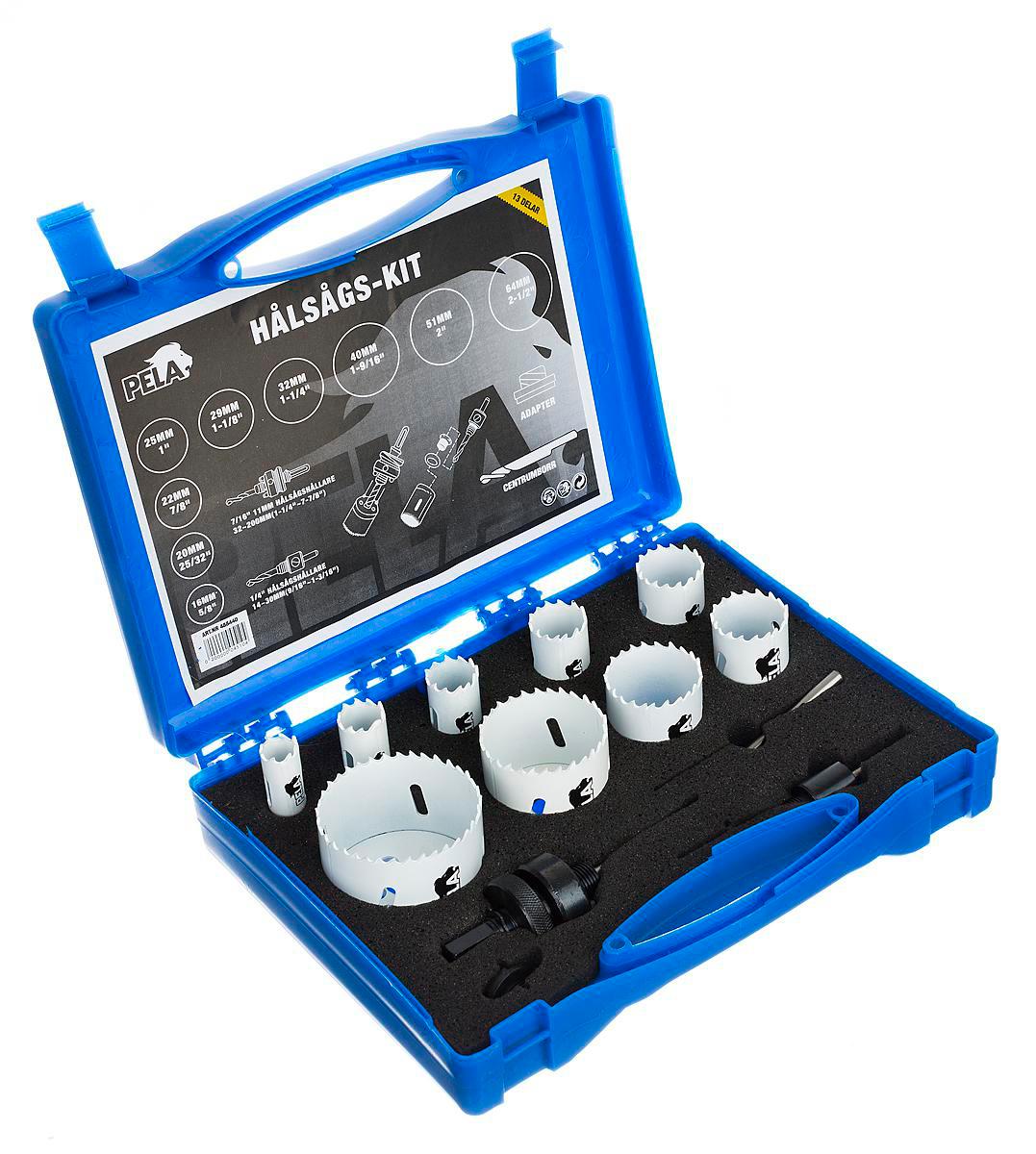 Reikäsahasarja PELA 13osaa - REIKÄSAHASARJA 13-OSAINEN PELA 488440