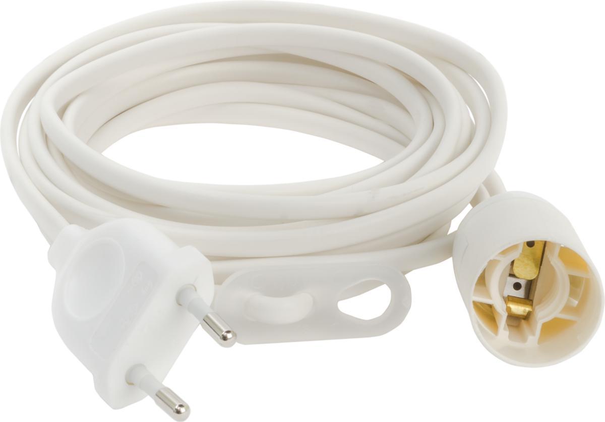 Valaisinjohto lampunpitimellä, E14 - VALAISINJOHTO MSO 3.5M E14 KANTA JA EUROLIITIN