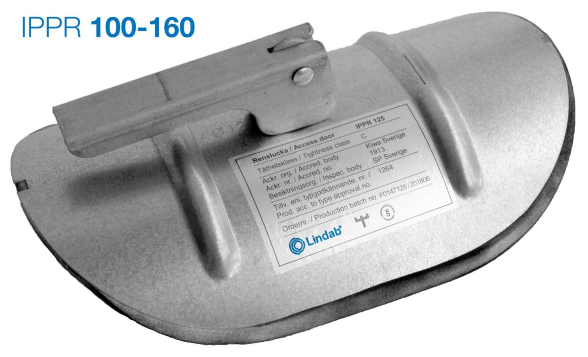 Puhdistusluukku kanavalle teräskahvoilla IPPR - PUHDISTUSLUUKKU KANAVALLE IPPR 125 TERÄSKAHVOILLA