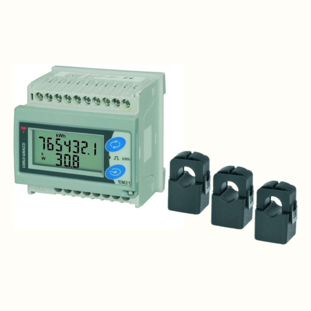 Energiamittari Carlo Gavazzi EM21 - ENERGIAMITTARI CARLO GAVAZZI EM21 72R 3V 90A LK A 4-DIN S
