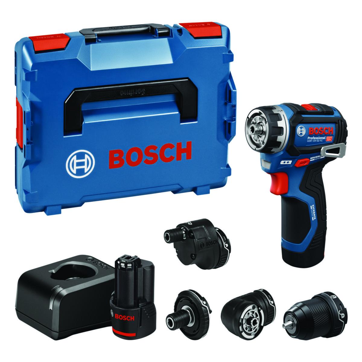Akkuporakone/ruuvinväännin Bosch GSR12V-32FC 2X2AH 4XGFA - AKKUPORAKONE BOSCH GSR12V-32FC 2X2AH 4XGFA