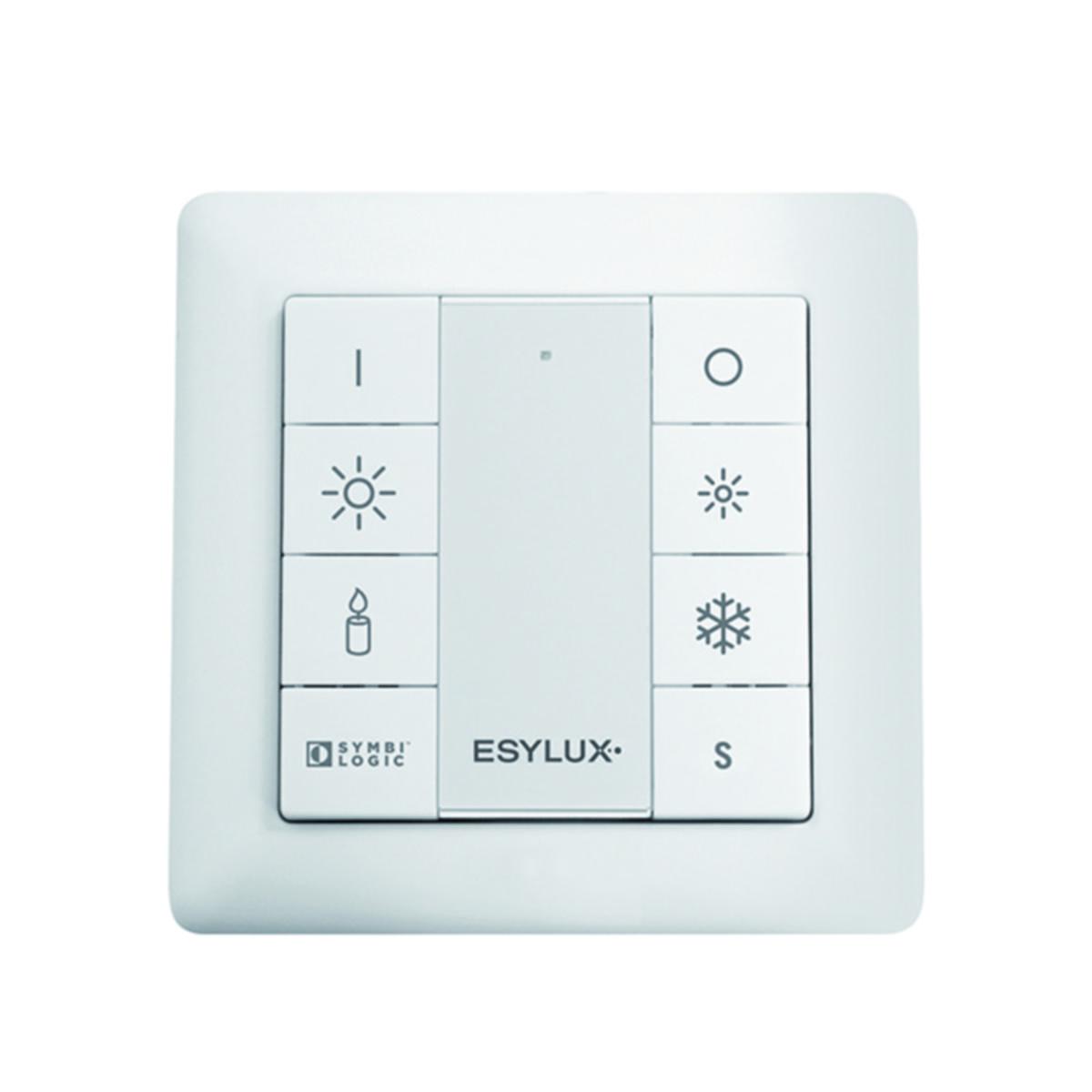 Painike ESYLUX DALI 2 ELC - VALONSÄÄDIN ELC PUSH BUTTON X8 TW ELC