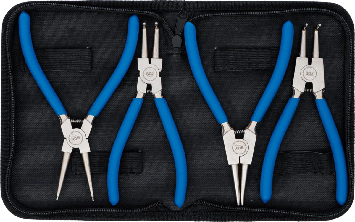 Lukkorengaspihtisarja BGS 447 175mm 4osaa - LUKKORENGASPIHTISARJA 4-OS BGS 447