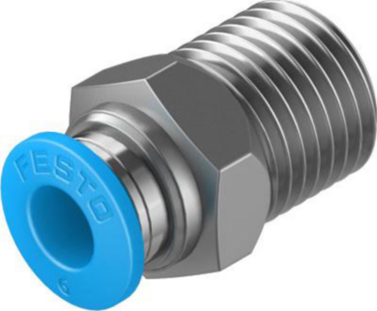 Pistoliitin metalli Festo QS - PIKALIITIN FESTO QS-1/4-6-100
