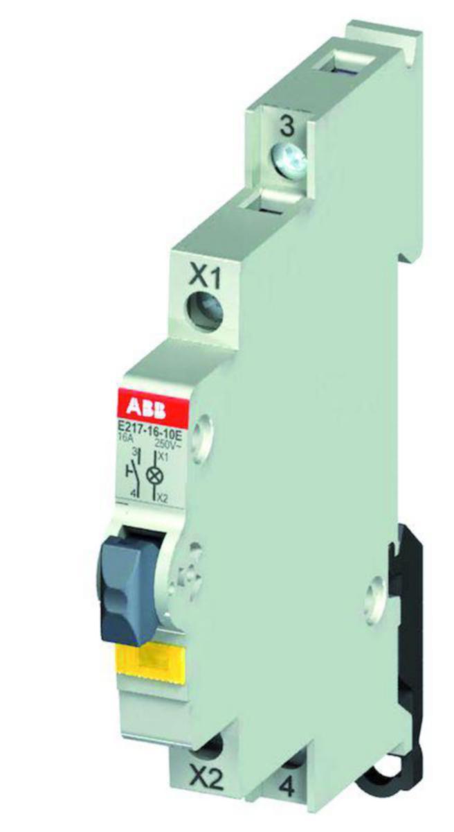 Askelpainike ABB E210 - ASKELPAINIKE E210 KELTAINEN 1A AC