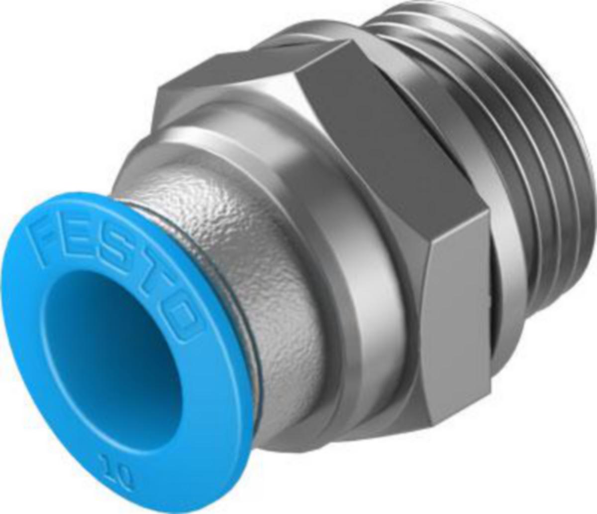 Pistoliitin metalli Festo QS - PISTOLIITIN FESTO QS-G3/8-10