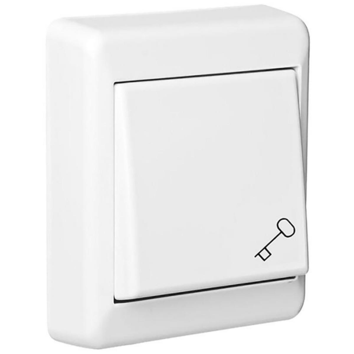 Painike ELKO RS Nordic pinta avainsymbolilla - PAINIKE ELKO RS NORDIC 6/16A/250V/IP21 PPR IMP VAL