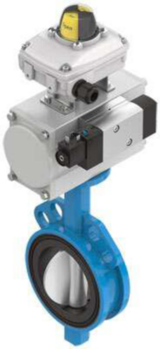 Läppäventtiiliyksikkö Festo KVZA- - LÄPPÄVENTTIILIYKSIKKÖ 8073655 FESTO DN100 TOIMILAITTEELLA