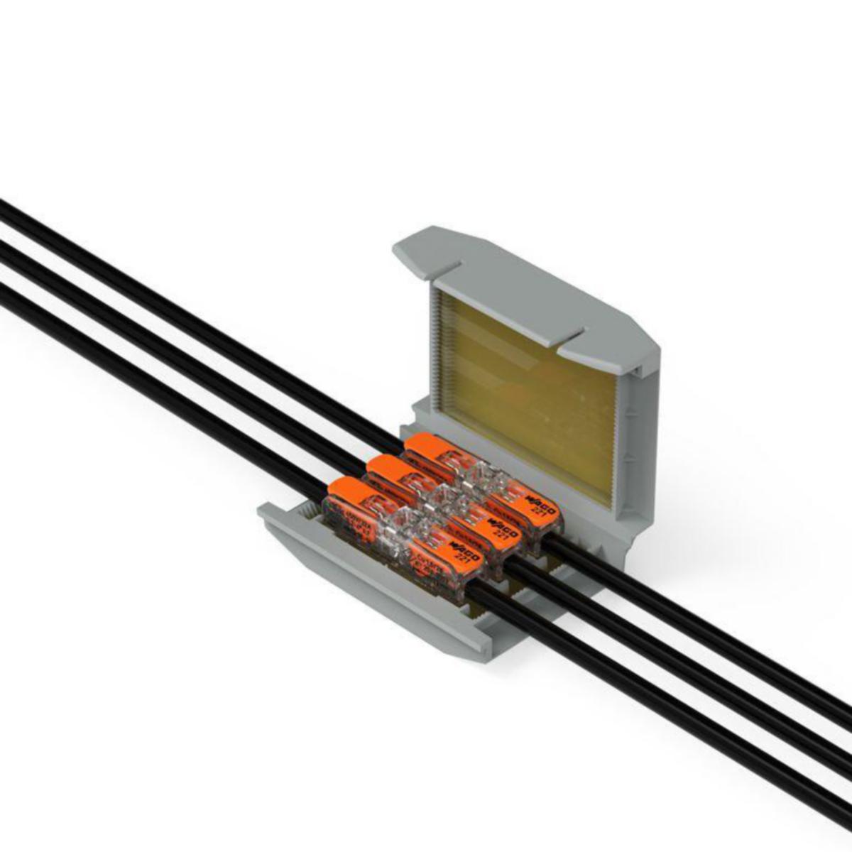 Minigeelirasia Wago - LIITINTARVIKE 3 X 221-2411 INLINE, IPX8, HAR