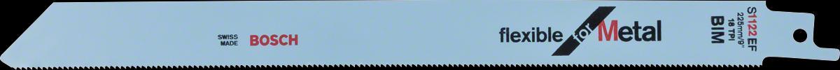 Puukkosahanterä Bosch S1122EF Flexible for Metal - PUUKKOSAHANTERÄ S 1122 EF 2KPL BOSCH 2608656042 METALLI