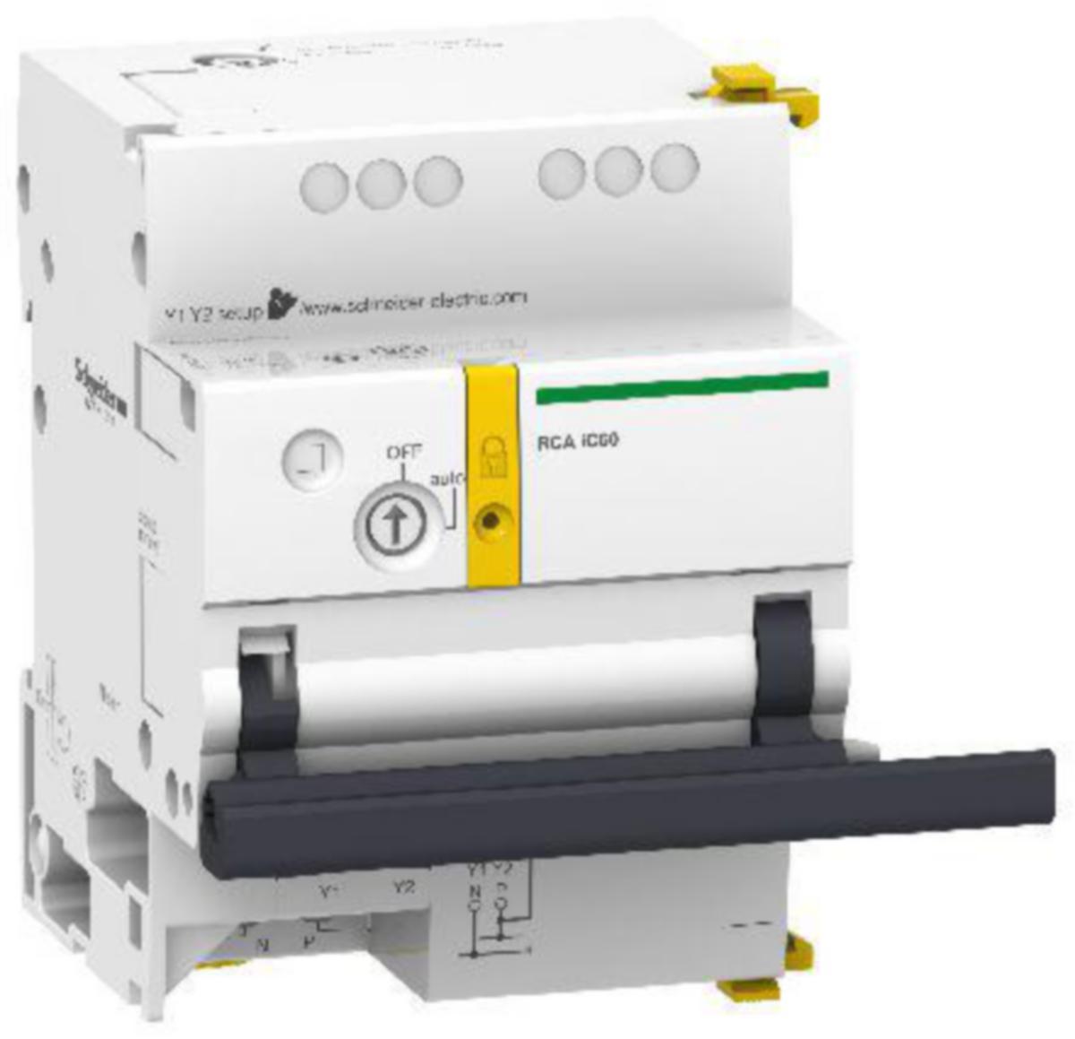 Kauko-ohjausyksikkö Schneider Electric Acti 9 - KAUKO-OHJAUSYKSIKKÖ ACTI9 RCA MOOTTORIOHJ IC60 1P JA 2P