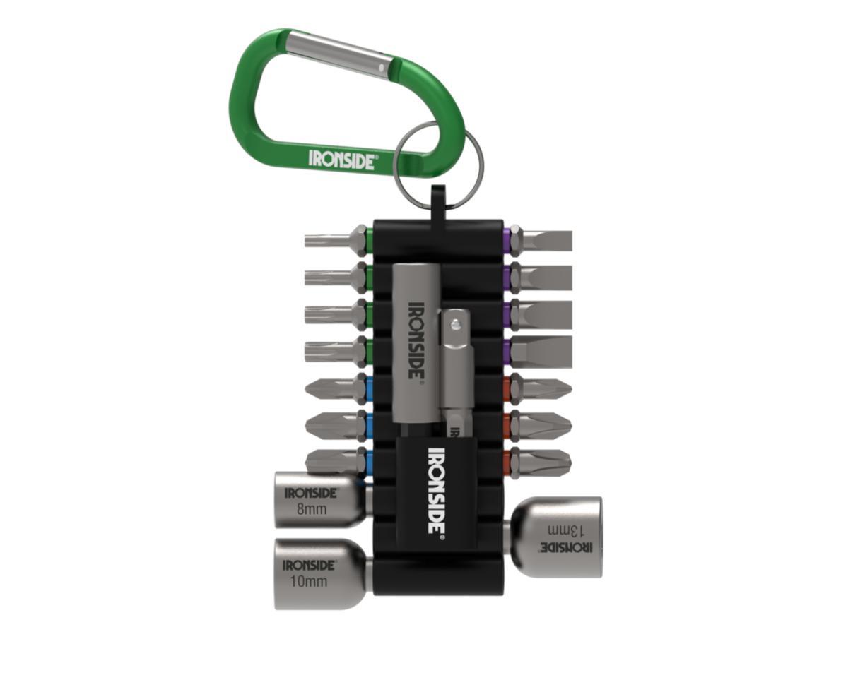 Ruuvauskärkisarja Ironside 19 osaa sähkö - RUUVIKÄRISARJA 19 OS SÄHKÖ IRONSIDE 201603