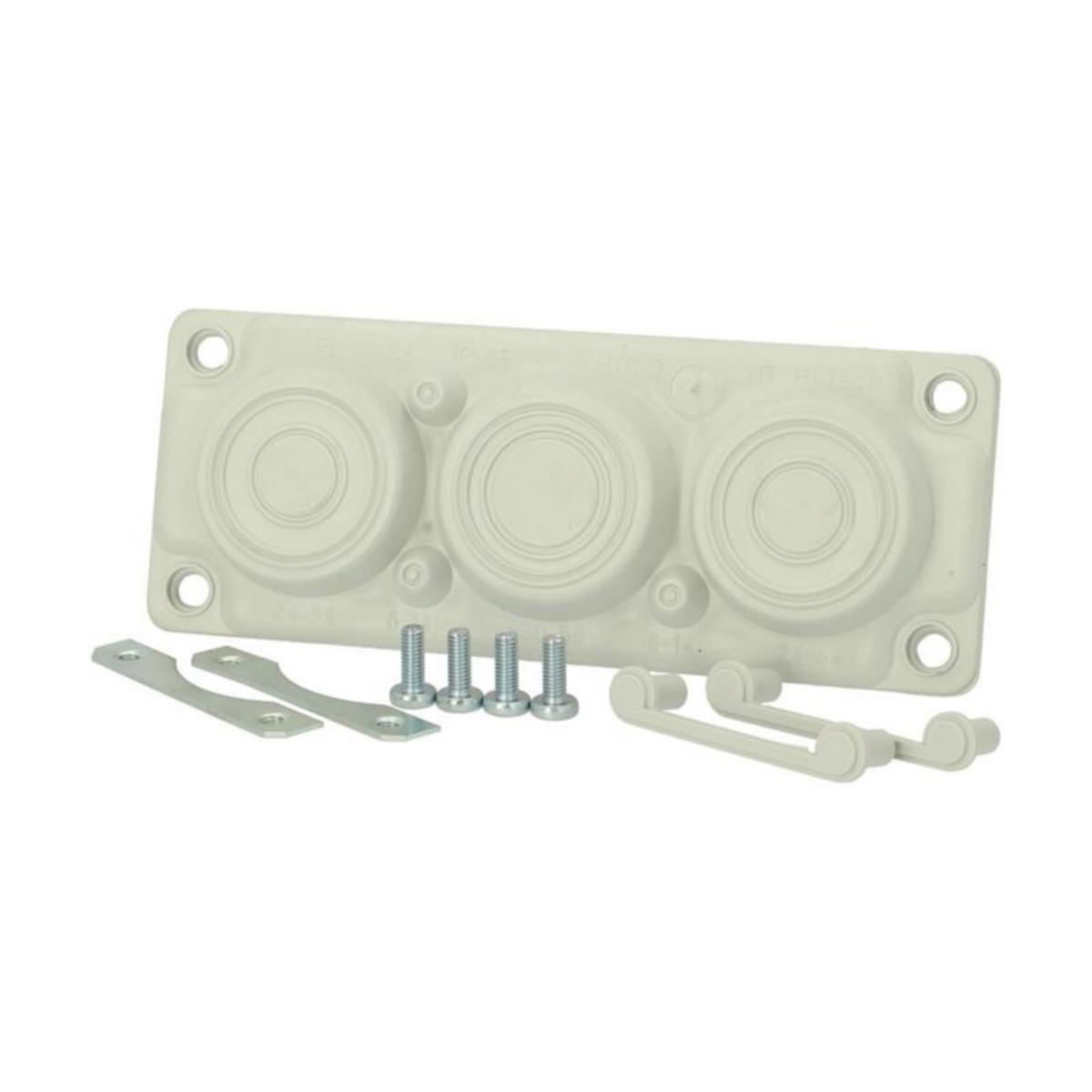 Läpivientilaippa FMF, Fibox - LÄPIVIENTILAIPPA FMF 3 MEMBRANE FLANGE SET