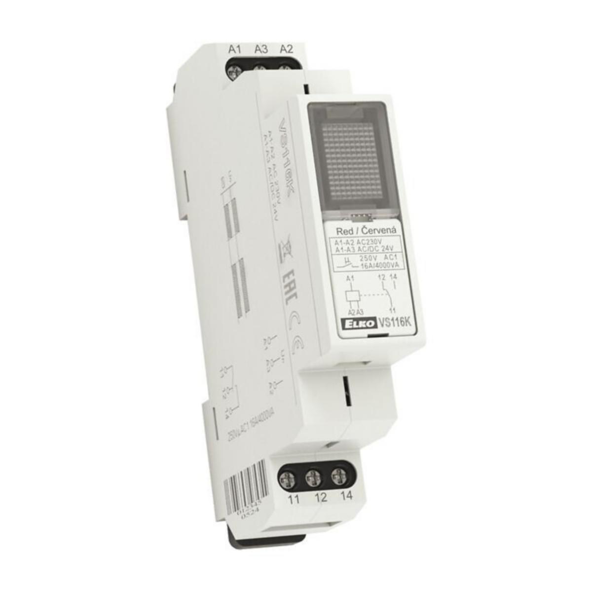 Välirele Elko EP - VÄLIRELE ELKO EP 1VK 16A 230VAC/24VUC SIN LED