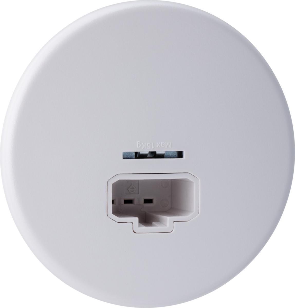 Valaisinpistorasia DCL, uppoasennus, kattoon, koukulla, Connect 2 Home, Gelia - VALAISINPISTORASIA DCL 6A VALK CONNECT2HOME UPPO KOUKULLA