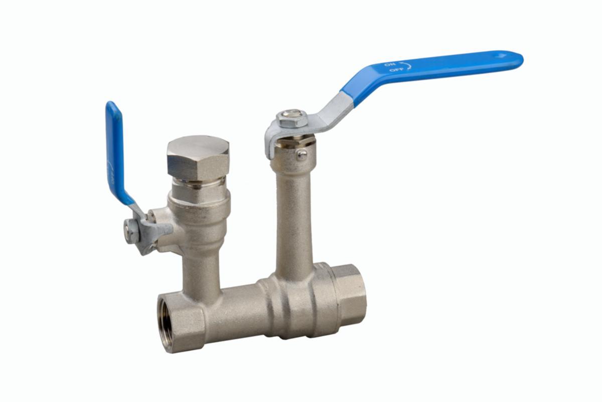 Palloventtiili a-collection AVI 1150 tyhjennysventtiilillä - PALLOVENTTIILI ME AVI-1150 DN15 1/2" PN16 SK TYHJ KORKAU