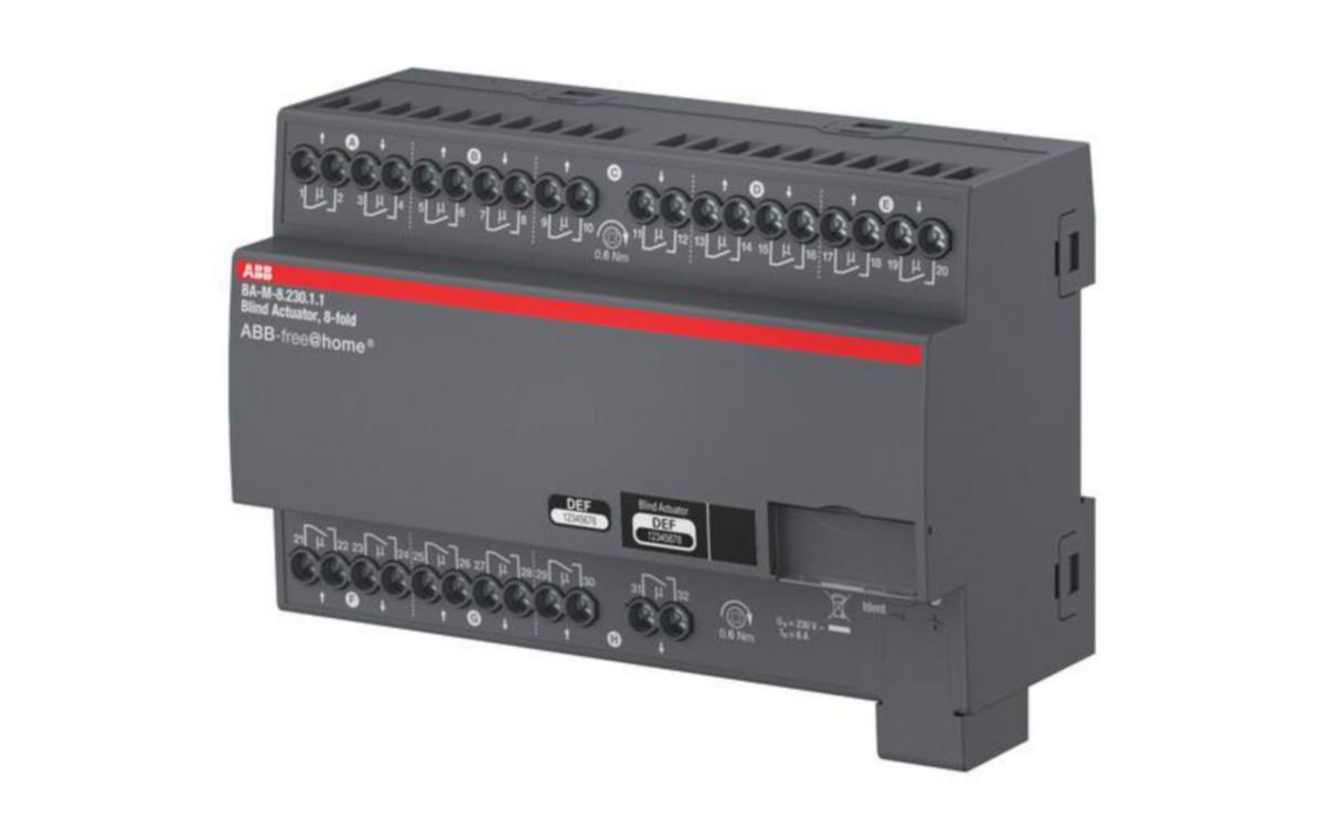 Lähtöyksikkö verho ABB ABB-free@home - LÄHTÖYKSIKKÖ VERHO ABBFREEHOME 8X6A V DIN