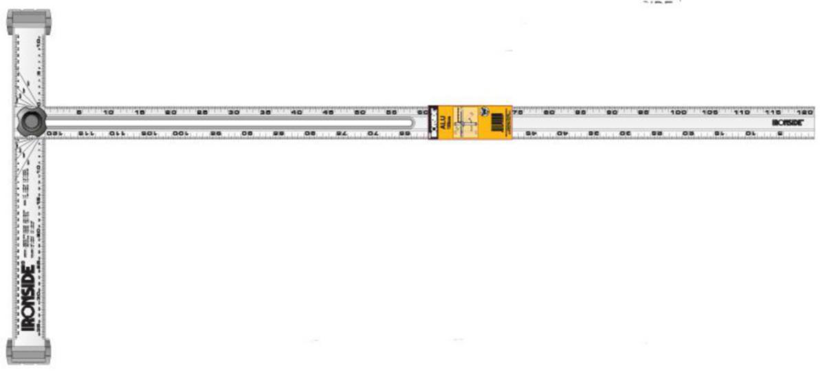 T-suorakulma säädettävä Ironside - KIPSIKULMA 900MM SÄÄDETTÄVÄ IRONSIDE 102757