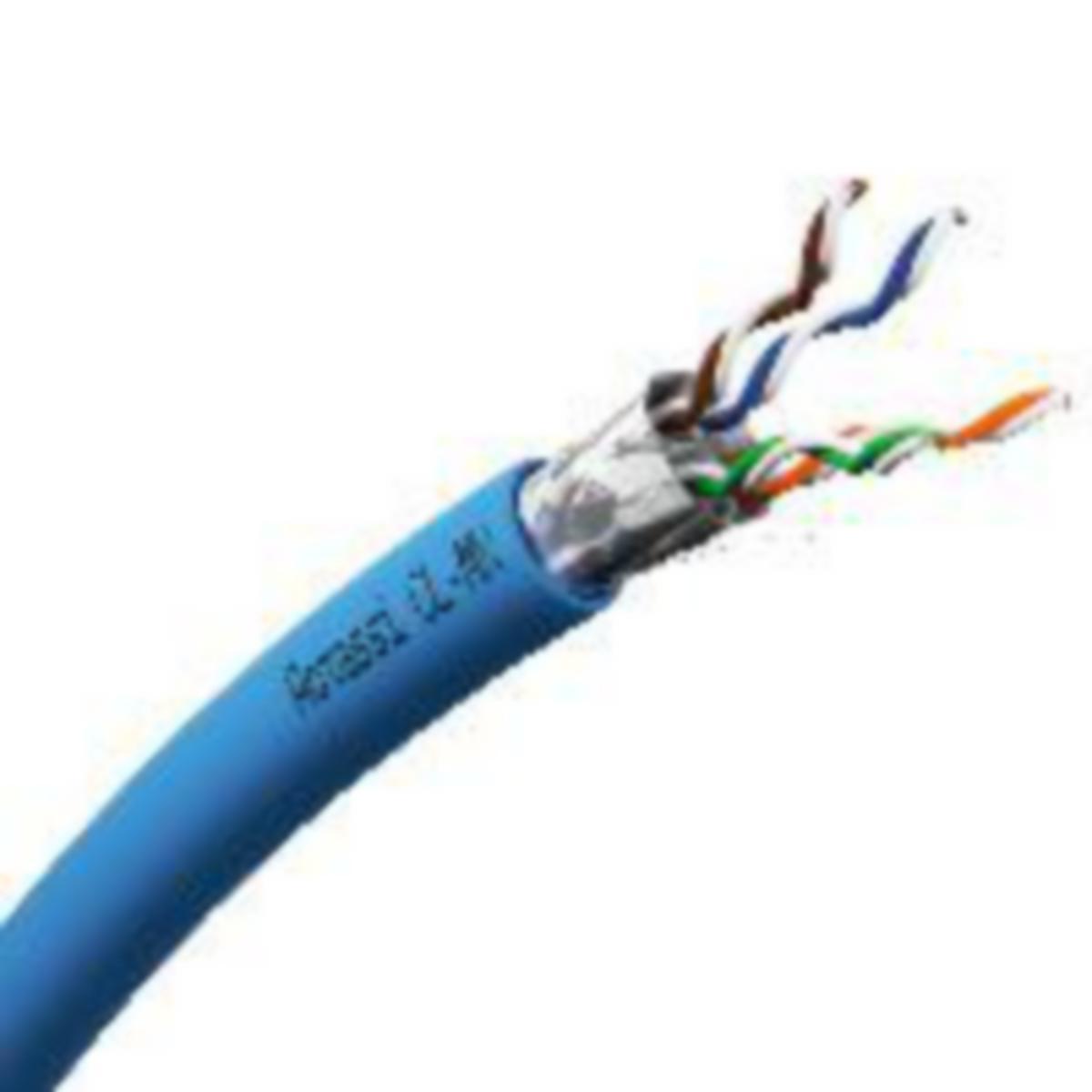 Tietoverkkokaapeli-CAT6A Schneider Electric Actassi F/FTP CCA - TIETOVERKKOKAAPELI ACTASSI CAT6A F/FTP 2X4P CCA 500M X