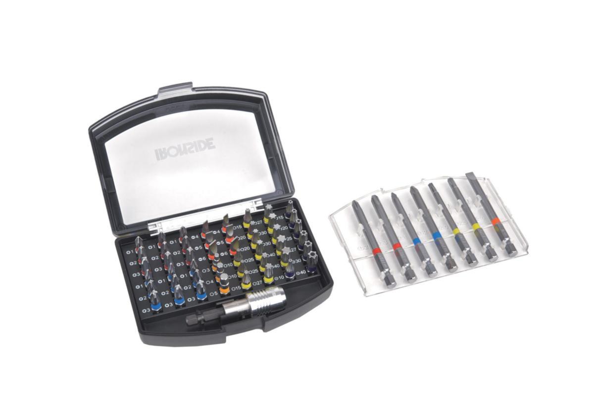 Ruuvauskärkisarja Ironside 56osaa värikoodattu - RUUVAUSKÄRKISARJA 56 OS IRONSIDE 244013