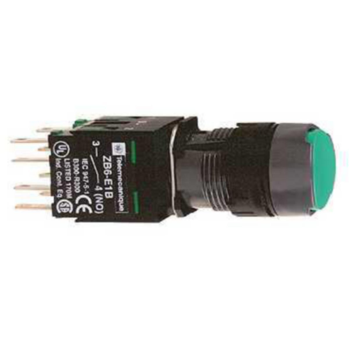 Kumisuojuspainike Schneider Electric Harmony - TASOPAINIKE HARMONY XB6AA35B TASOVIHREÄ PYÖREÄ