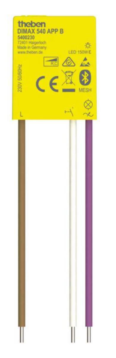 Valonsäädin Theben Dimax BLE - VALONSÄÄDIN DIMAX BLE DIMAX 540 APP B