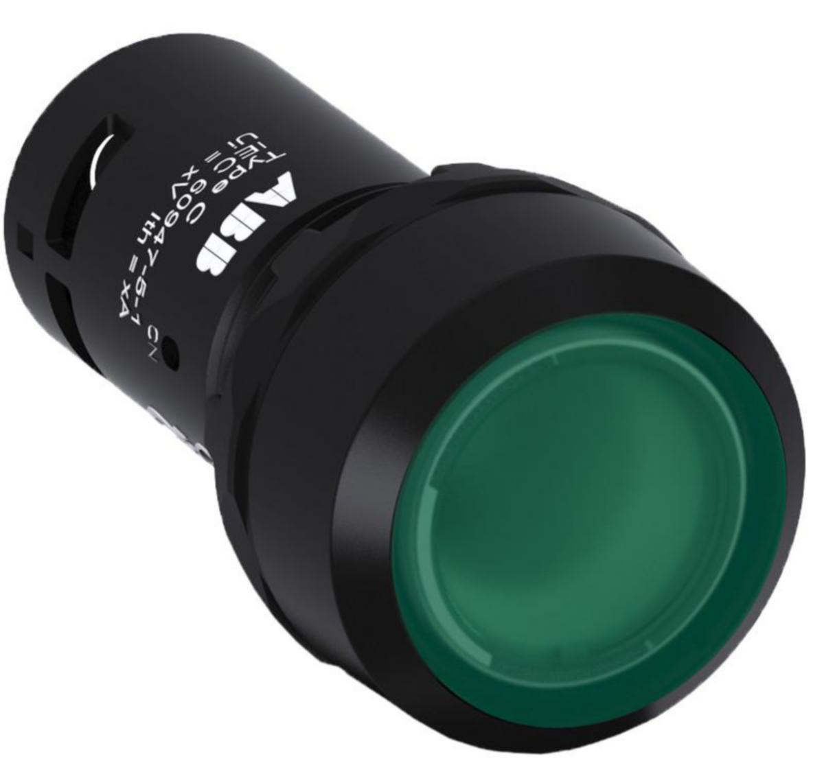 Tasovalopainike ABB Compact - TASOVALOPAINIKE COMPACT VIHREÄ, PALAUTUVA, 1NO