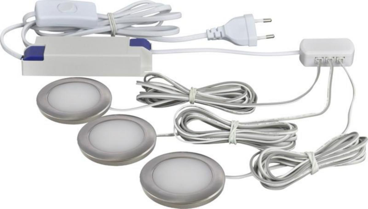 Kalustevalaisin Nordtronic Linea Kit - KALUSTEVALAISIN LINEA IP20 3X160LM 2.3 W 350MA2700K