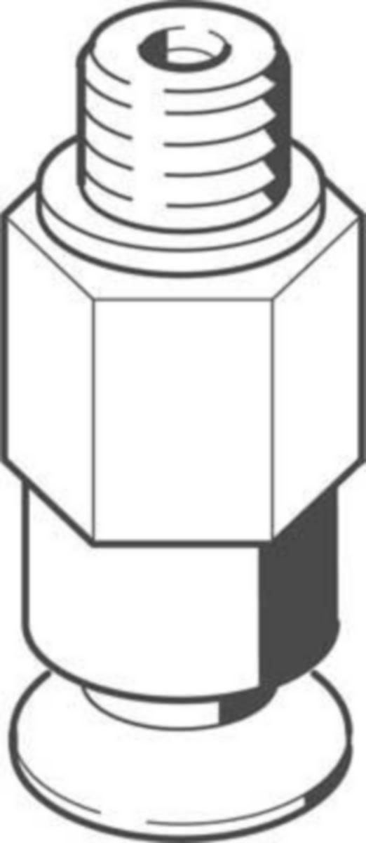 Tyhjiöimukuppi Festo VAS-...-SI-B/PUR-B - TYHJIÖIMUKUPPI 1385610 FESTO VAS-10-M5-SI-B