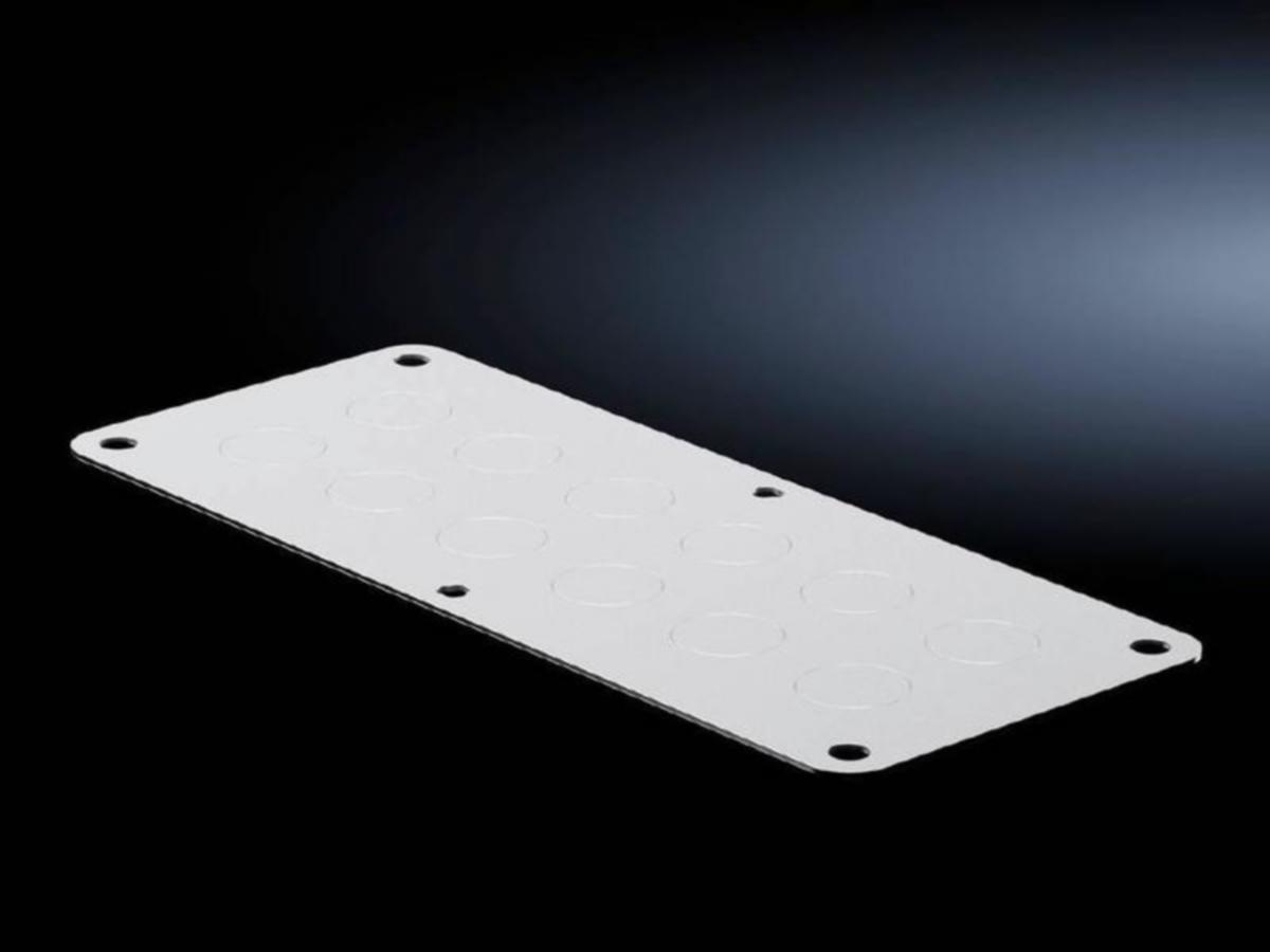 Läpivientilaippa Rittal KX - LÄPIVIENTILAIPPA KX 1581200 METALLI KX-KOTELOLLE