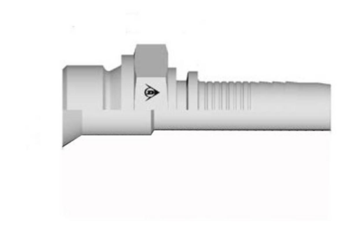 Suoraliitin Dunlop Hiflex Hitrak ulkokierre BSPP 60ast- AGR - LETKULIITIN BSP HST UK DH S500120-12-12P