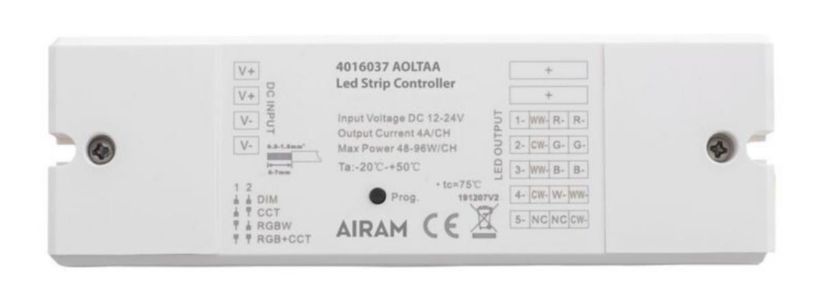 LED-ohjain Airam - ELEKTRONINEN LIITÄNTÄLAITE LED-OHJAIN RGBCCT 12V/24V ZB
