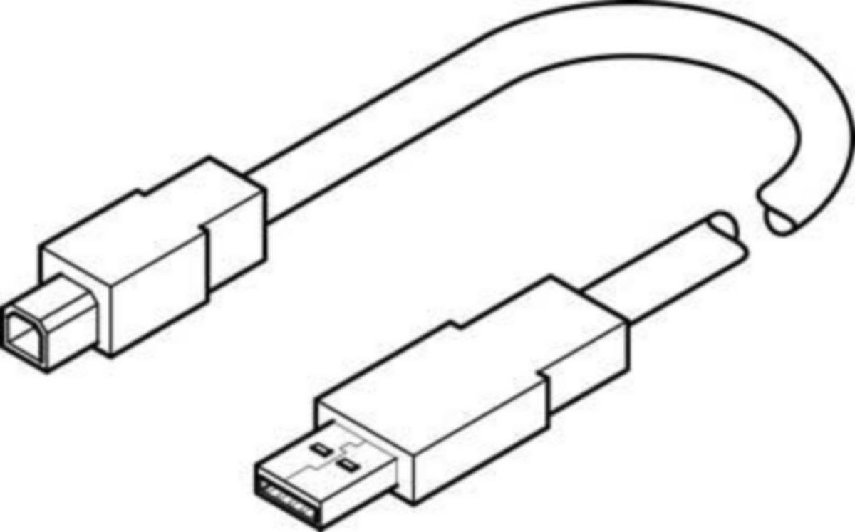 Lisätarvikkeet Festo CMMP-AS - OHJELMOINTIKAAPELI 1501332 FESTO NEBC-U1G4-K-1.8-N-U2G4