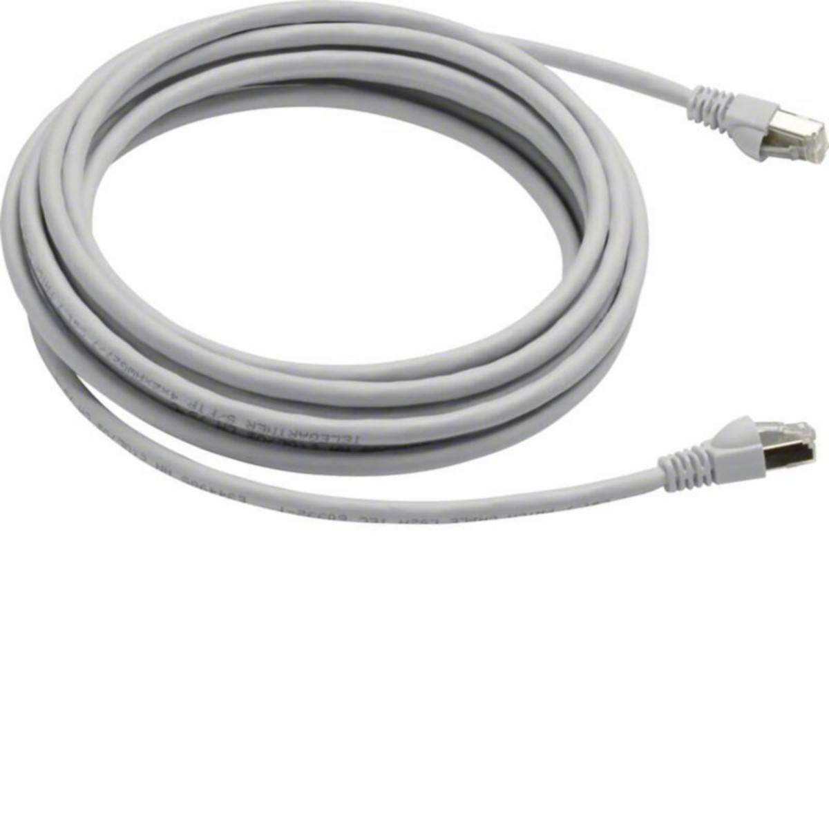 Kytkentäkaapeli-CAT6a Hager flexyoffice S/FTP - KYTKENTÄKAAP-CAT6A FLEXYOFFICE G8312HF S/FTP AWG27/7 5M
