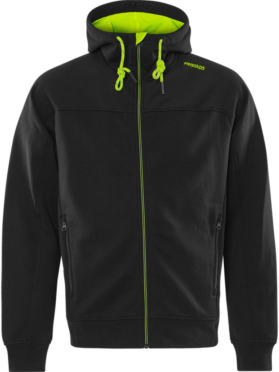 Collegetakki hupulla Fristads 7550 GSM - COLLEGETAKKI HUPUL MUS/ORA M FRISTADS 7550 GSM