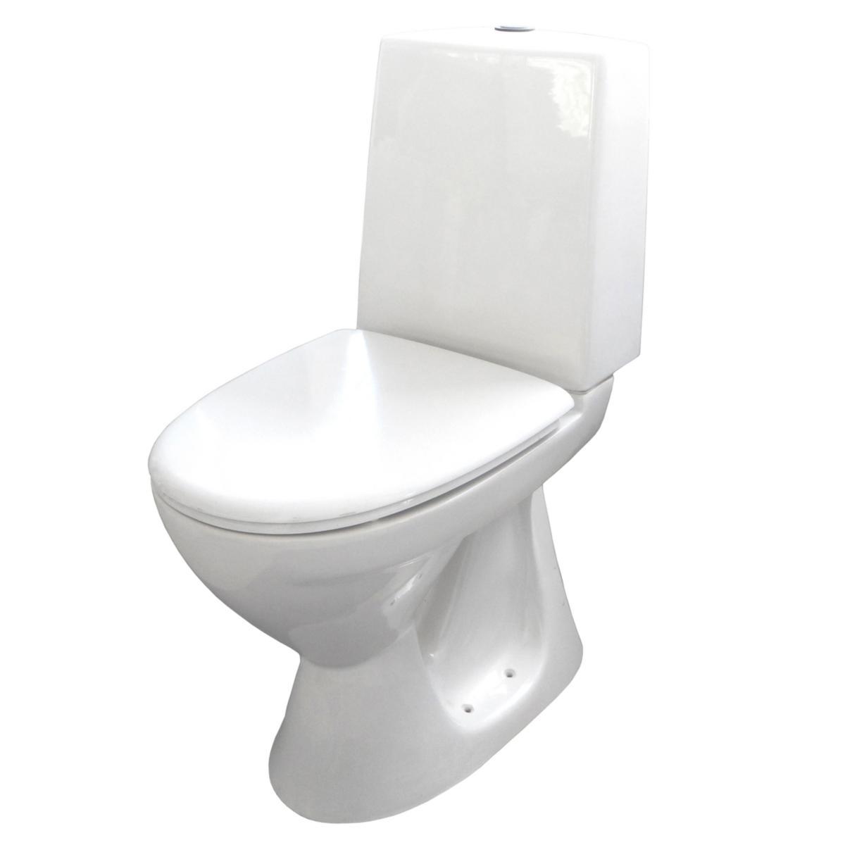 WC-laite a-collection Compact 4, S-lukko, piiloviemäri, korkea - WC-LAITE COMPACT 4 KORKEA S-LUKKO PIILOV. 3/6L REIILLÄ