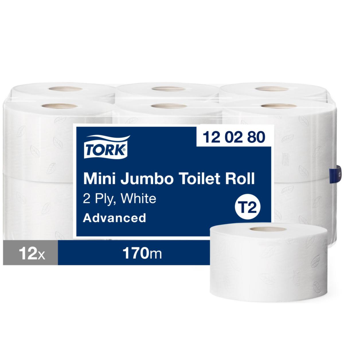 Wc-paperi Tork Advanced Mini T2 - WC-PAPERI TORK MINI JUMBO T2 MINI JUMBO TS ADVANCED