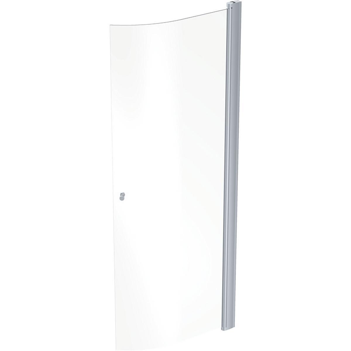 Suihkuovi Contura Shower Showerama kaareva - SUIHKUOVI, KAAREVA 90CM, HOPEA / KIRKAS LASI