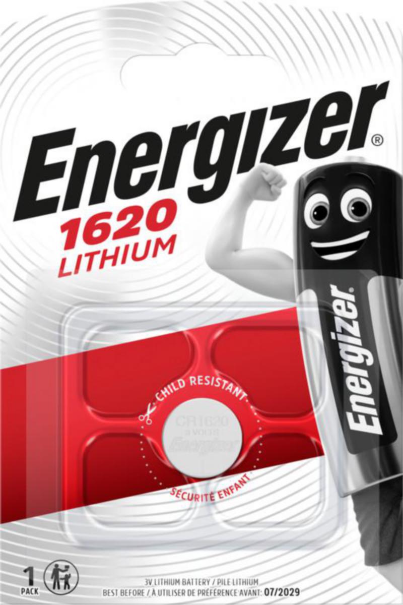 Paristo nappi Energizer Special battery Lithium - PARISTO NAPPI ENERGIZER LITHIUM CR1620 1 KPL
