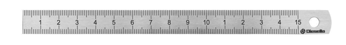 Teräsmitta Diesella RST DIN2004/22/ECII - TERÄSMITTA 1000X38X1,5MM DIESELLA 10310550