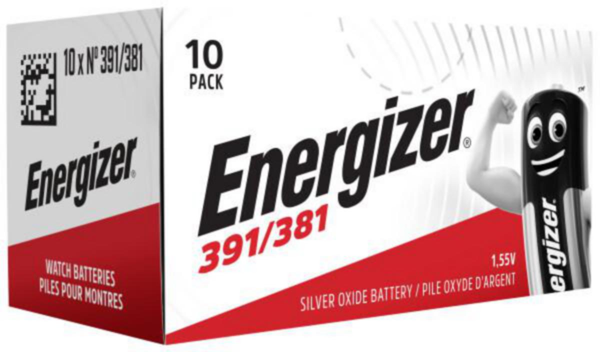 Paristo nappi Energizer Special battery Silver Oxide - PARISTO NAPPI ENERGIZER ENR SILVER OXIDE 391-381 1 KPL