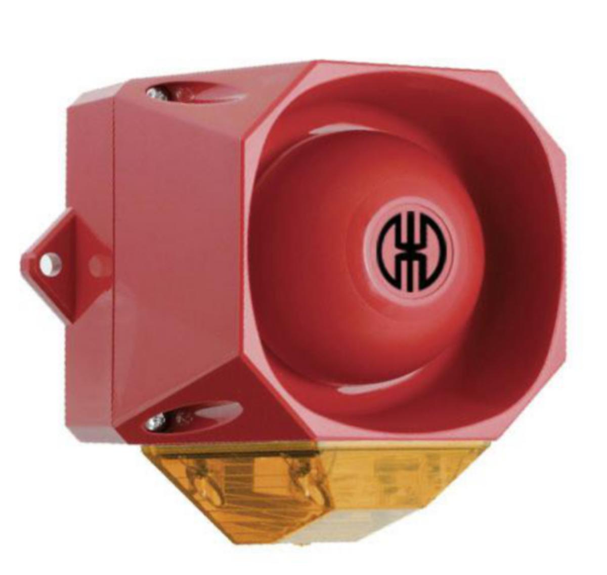 Sireeni WERMA Signaltechnik 439 - SIREENI WERMA 439.030.55 VÄL./32-ÄÄNI 9-60VDC PUN/KEL