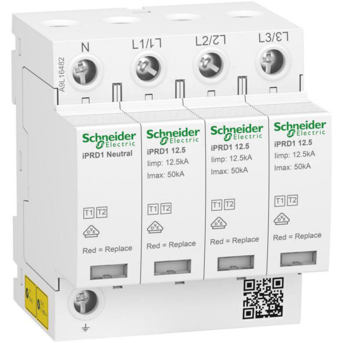 Ylijännitesuoja kiinteistö Schneider Electric Acti 9 - YLIJÄNNITESUOJA KIINTEIS ACTI9 MODULAARINEN YLIJÄNNITESUOJA,
