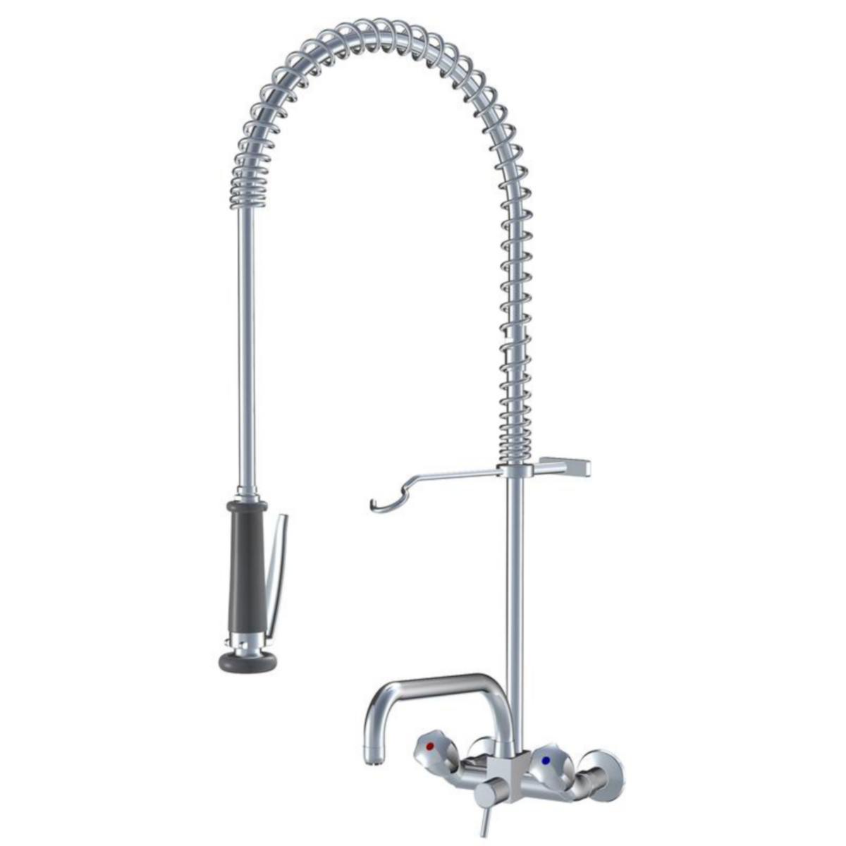 Suurkeittiöhana KWC Gastro kaksiotesekoittaja seinäasennus - SUURKEITTIÖHANA KWC GASTRO S KAKSIOTESEKOITTAJA