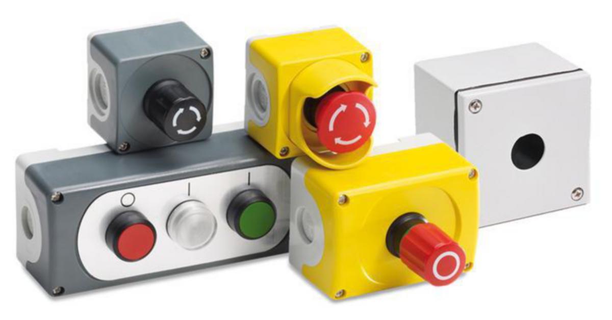 Painonappikotelo MEPY1 - KOTELO KALUSTETTU ABB MEP1-1001