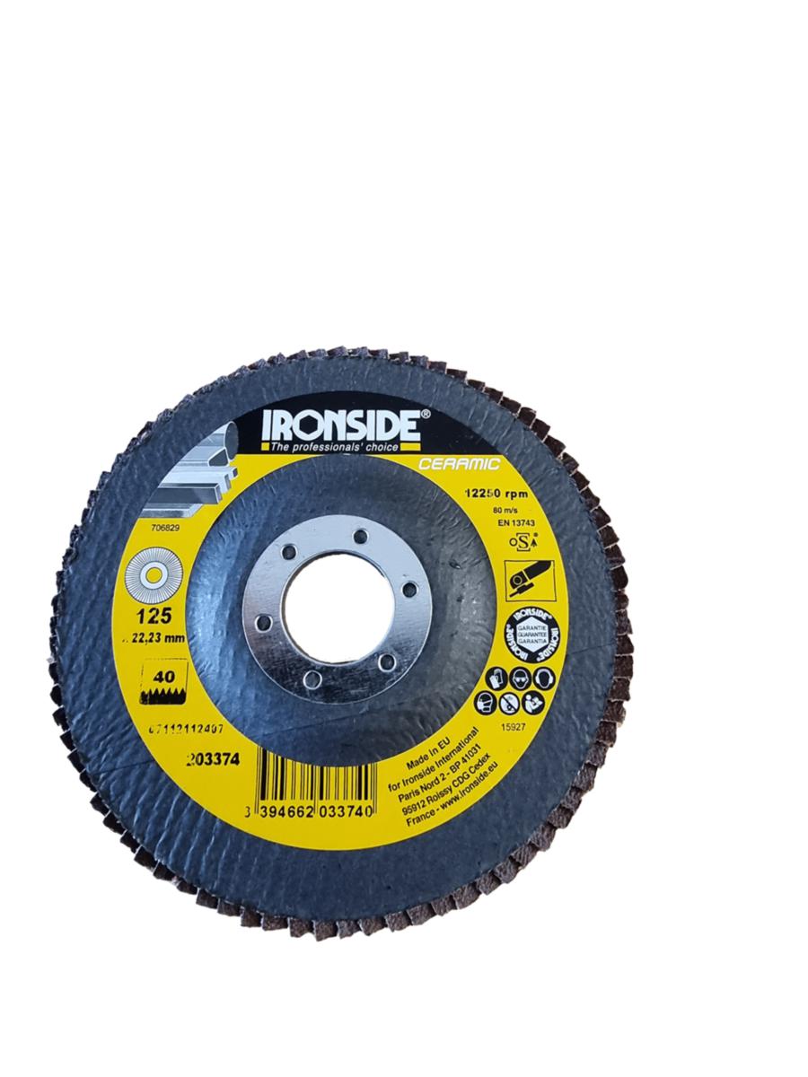 Lamellilaikka Ironside keraaminen - LAMELLILAIKKA 125MM K60 IRONSIDE CERA 203375