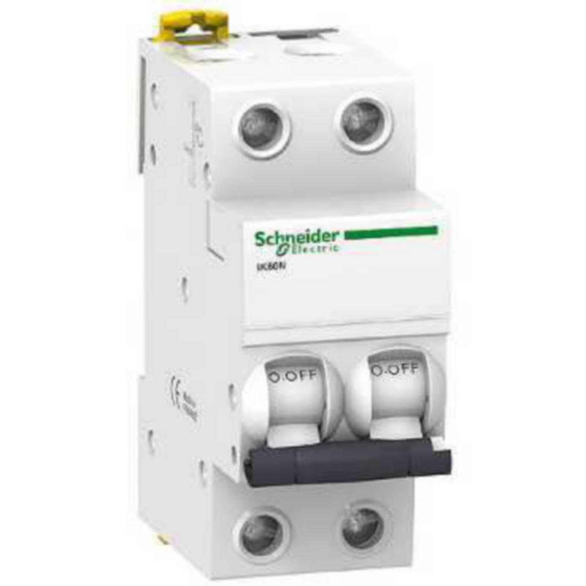 Johdonsuojakatkaisija Schneider Electric Acti 9 C-käyrä 2-nap 6kA - JOHDONSUOJAKATKAISIJA ACTI9 IK60N 2x20A/C/6kA