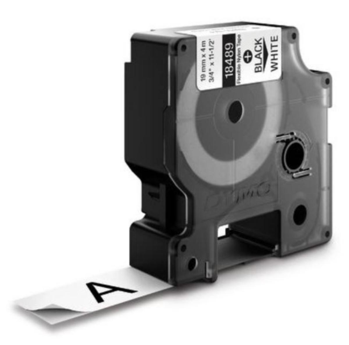 Merkintätarra Dymo Rhino nailonia - MERKINTÄTEIPPI DYMO RHINO NYLON 19MMX3.5M TXT MU/VAL