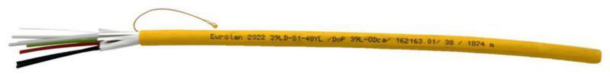 Valokuitukaapeli Eurolan OS2 sisä/ulko Dca Kuiva - VALOKAAPELI SISÄ/ULKO EUROLAN 48 OS2 DCA LSZH KELT LT K2000